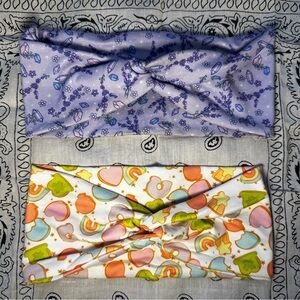 Cottagecore, Fairycore Colorful Twist Turban Style Headbands